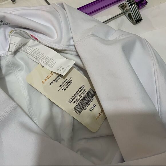 Fabletics Kessler ll High-Waisted Leggings Size 1X 16-18 Plush Pink Multi White - Picture 7 of 9